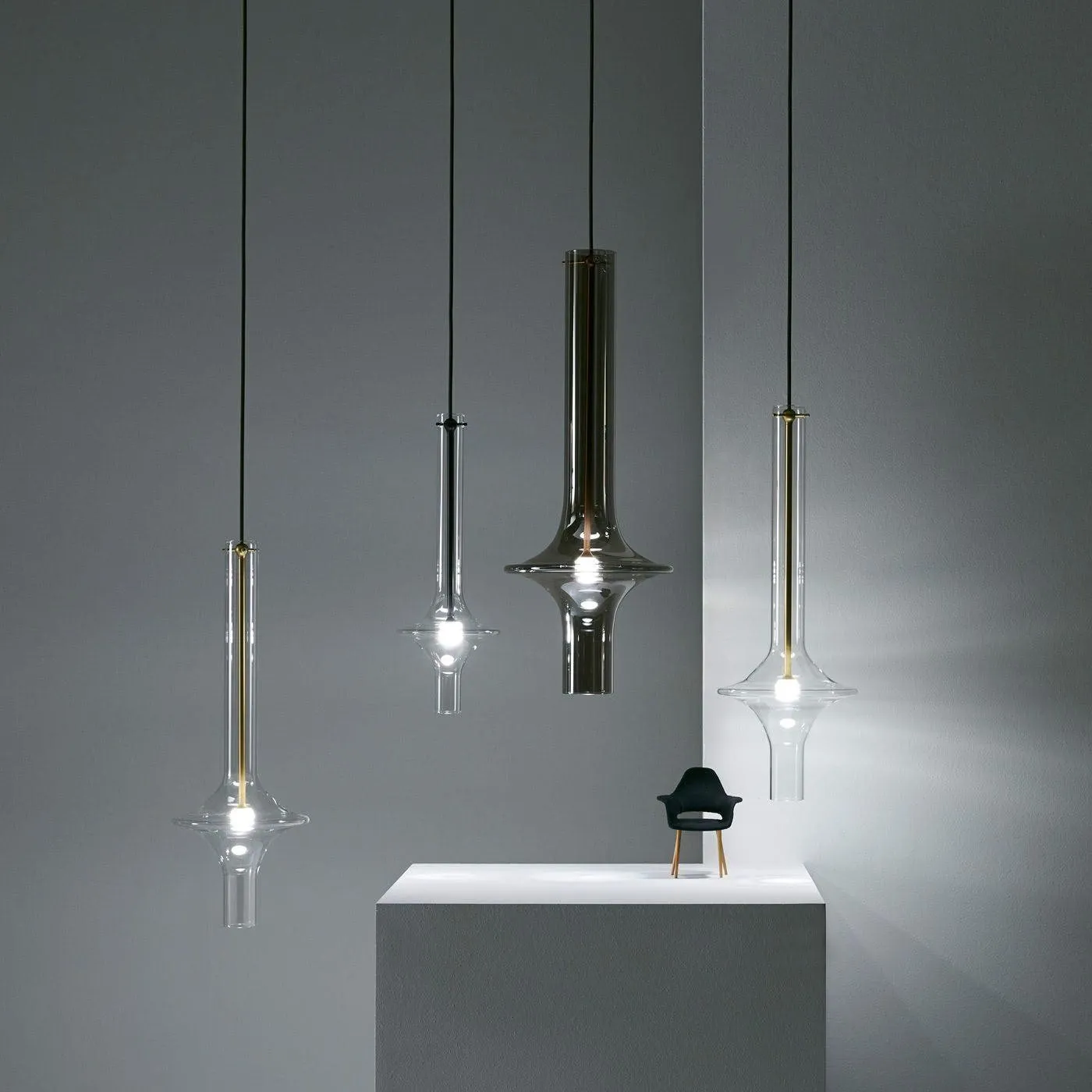 Modern Creative Glass Tube Pendant Lamp KL762