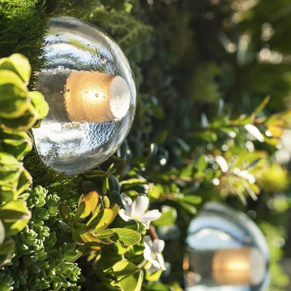 Modern Outdoor Glass Circle Wall Light KL198