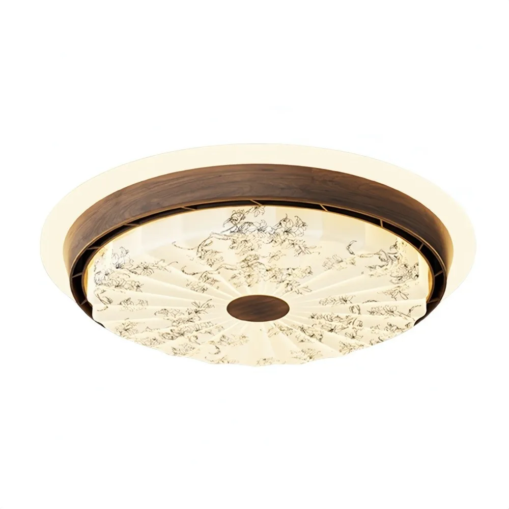 Vintage Bladeless Silent Ceiling Fan Light For Bedroom KL934