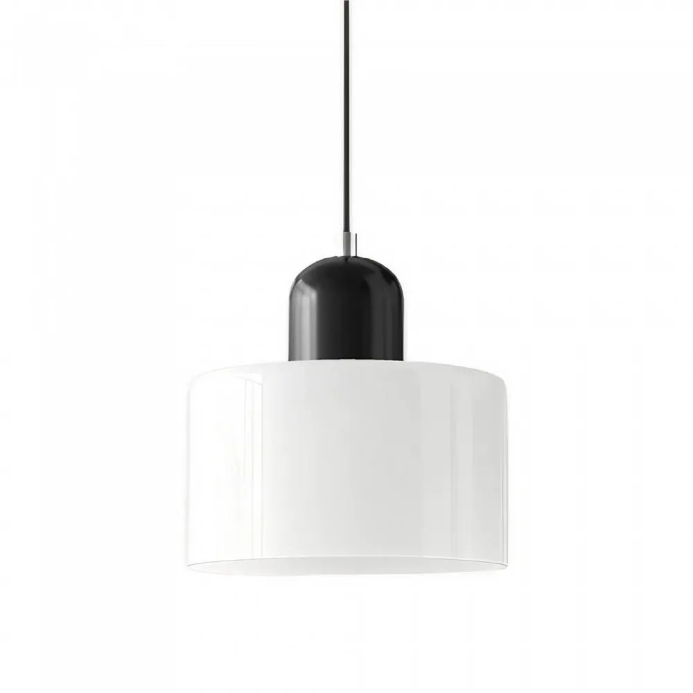 Morandi Cylinder Stained Glass Pendant Light KL17