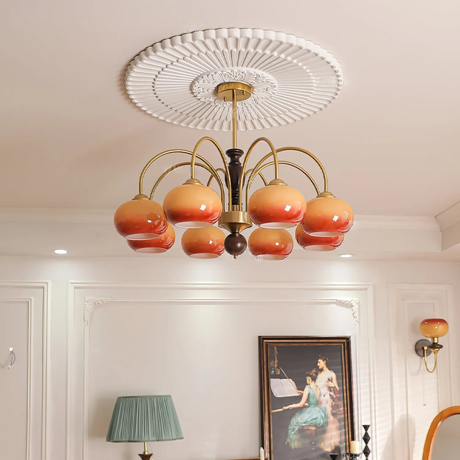 Retro Bauhaus Arch Chandelier KL218