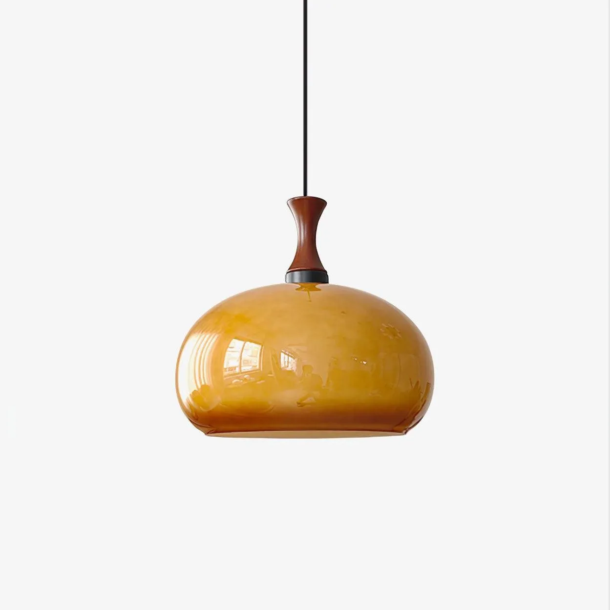 Spherical Orange Practical Luxury Pendant Lamp KL546