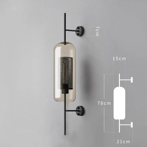 Chiswick Glass Wall Light