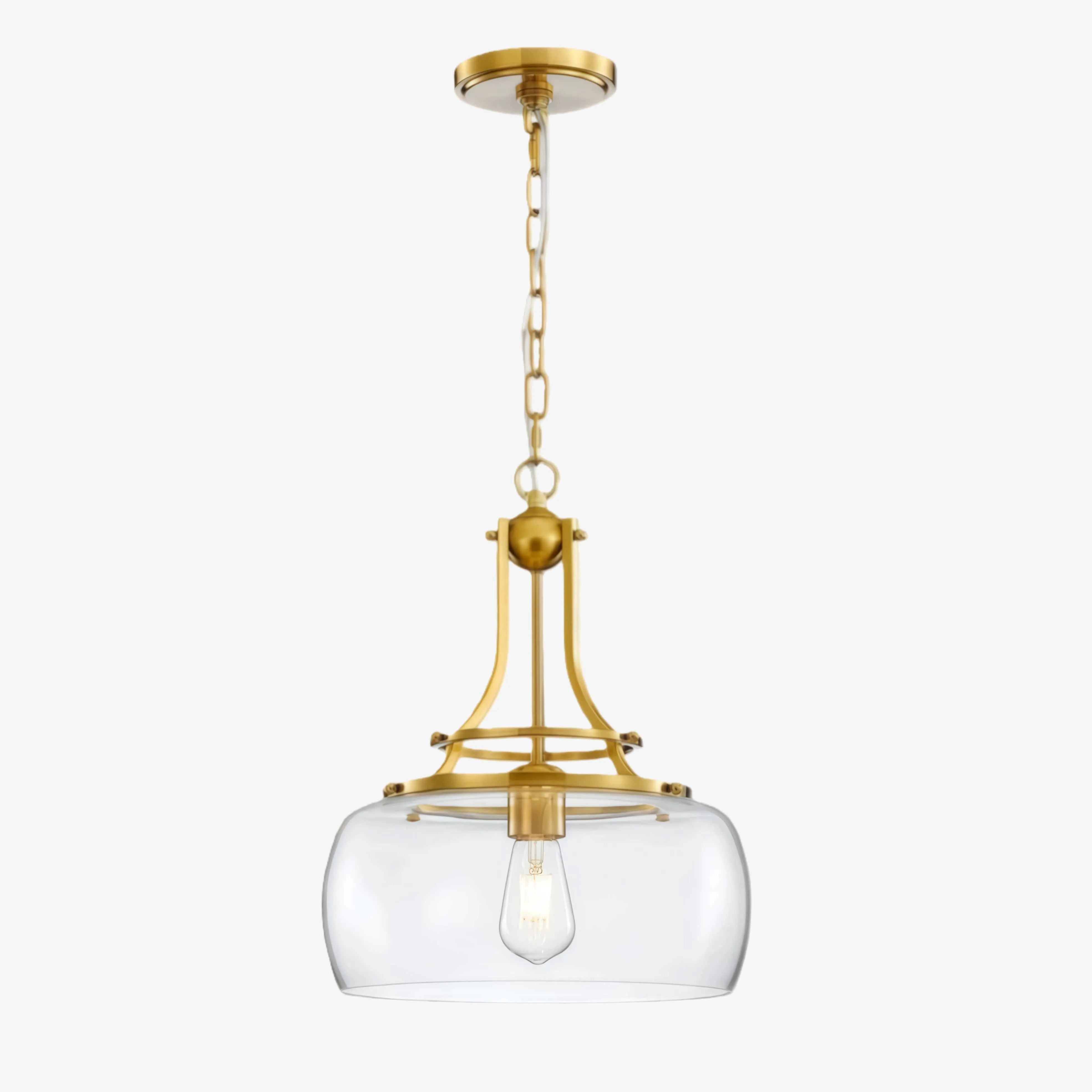 Lirra Round Glass Pendant Light - Lighting for Versatile Indoor Use KL2216