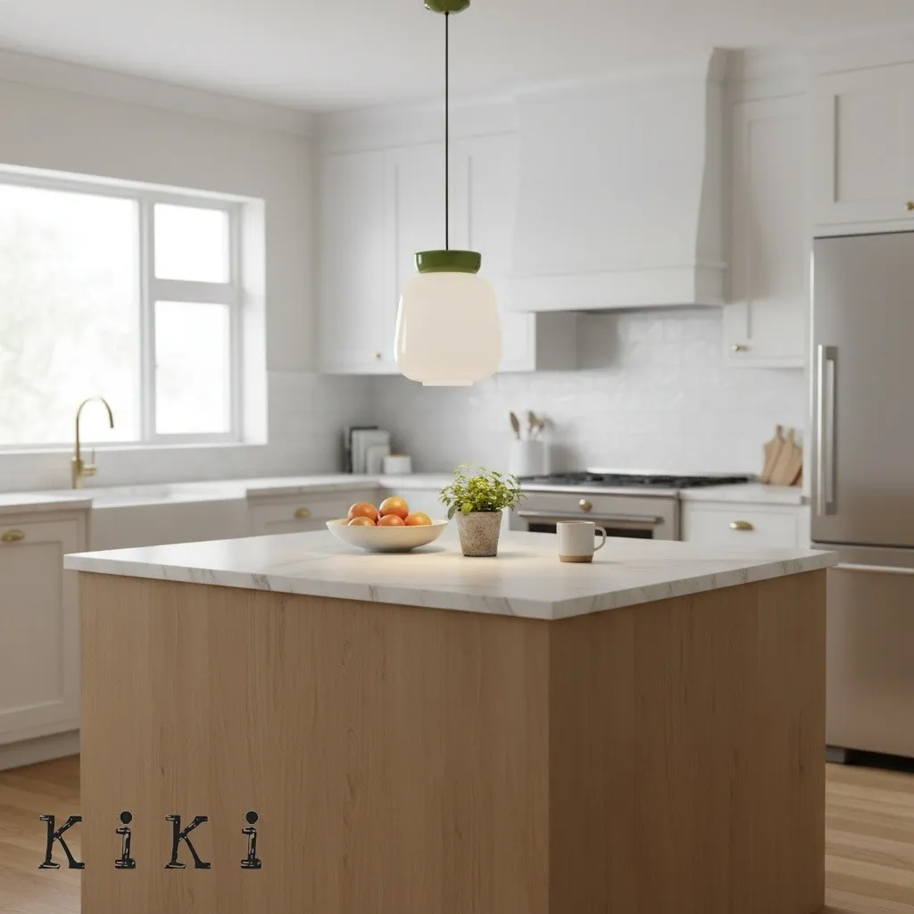 Modern Colorful Ceramic Shade Pendant Light KL1103