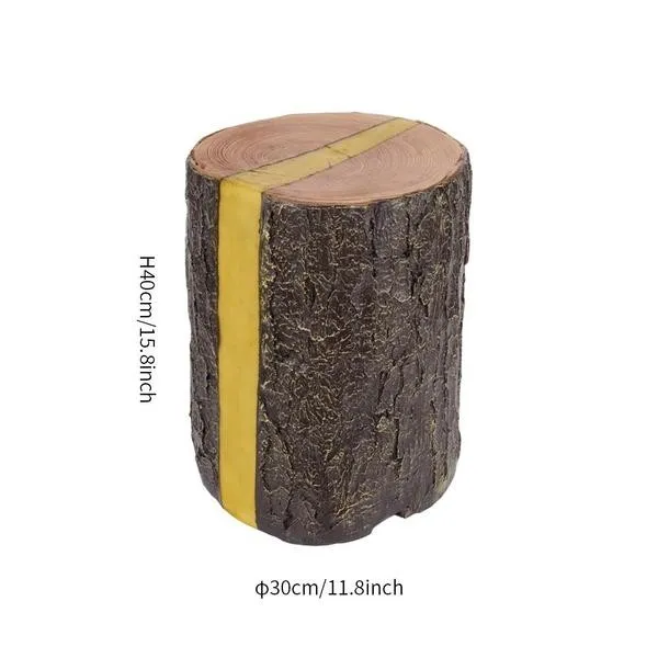 Cracked Stump Lamp