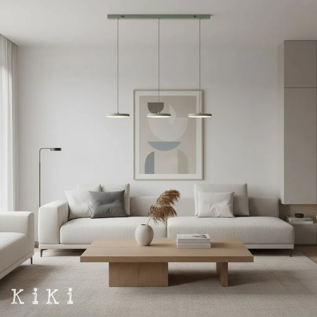 Feranox Minimal Disc Pendant Light - Modern Residential Interior Hanging Fixture KL2200