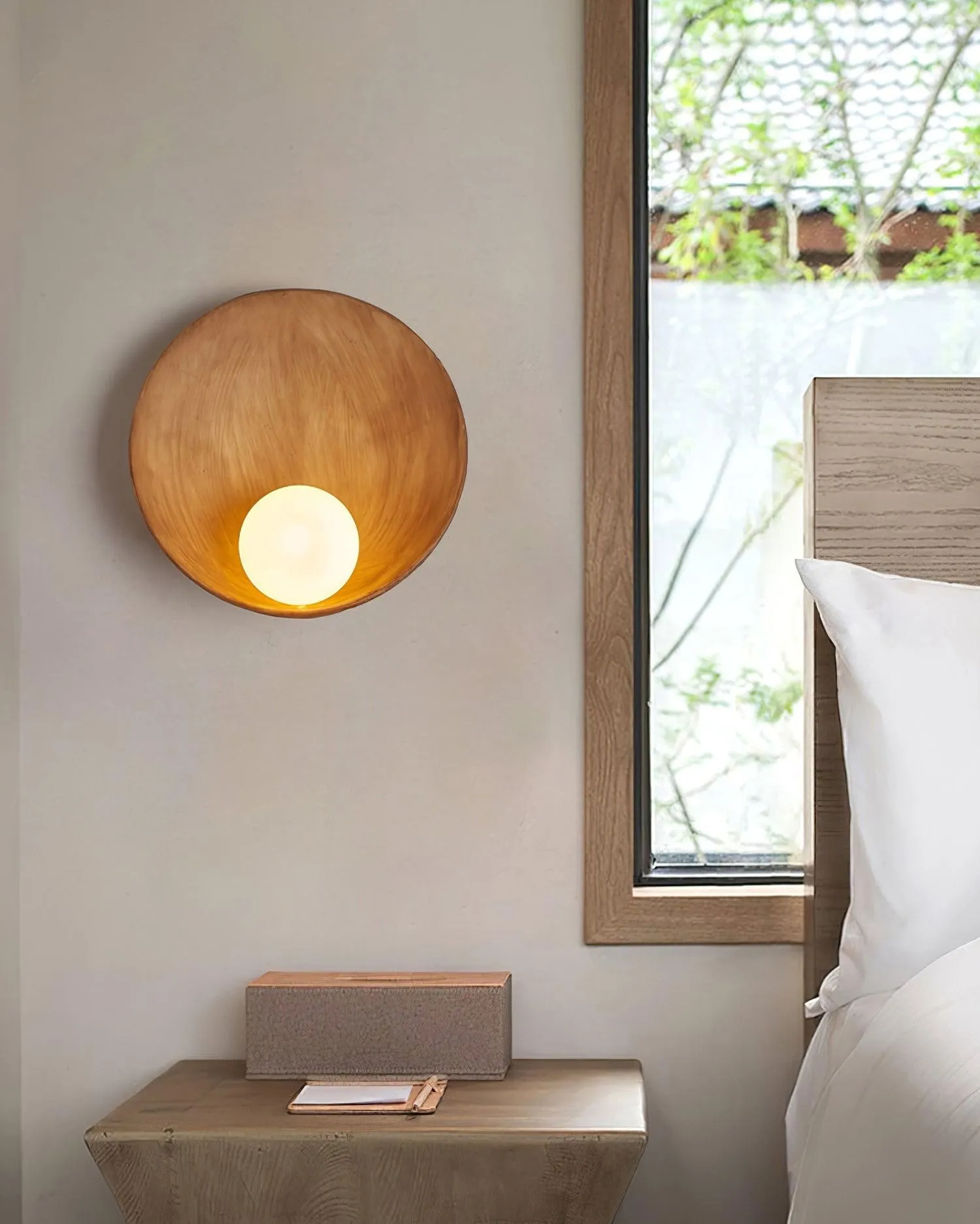Japanese Style Resin Wall Light KL542