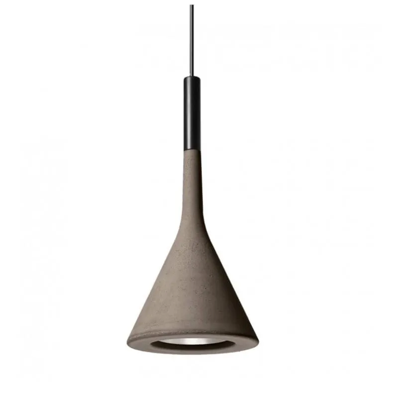 Aplomb Concrete Pendant Lamp - Minimalist Design Lighting for Dining Room and Office