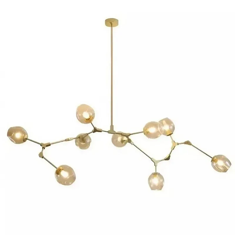 Branching bubble chandelier