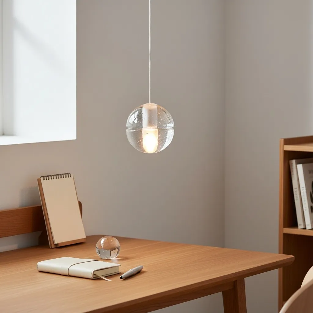 Lorivo Decorative Crystal Sphere Pendant Light Starry Visual for Lounge Areas KL2225