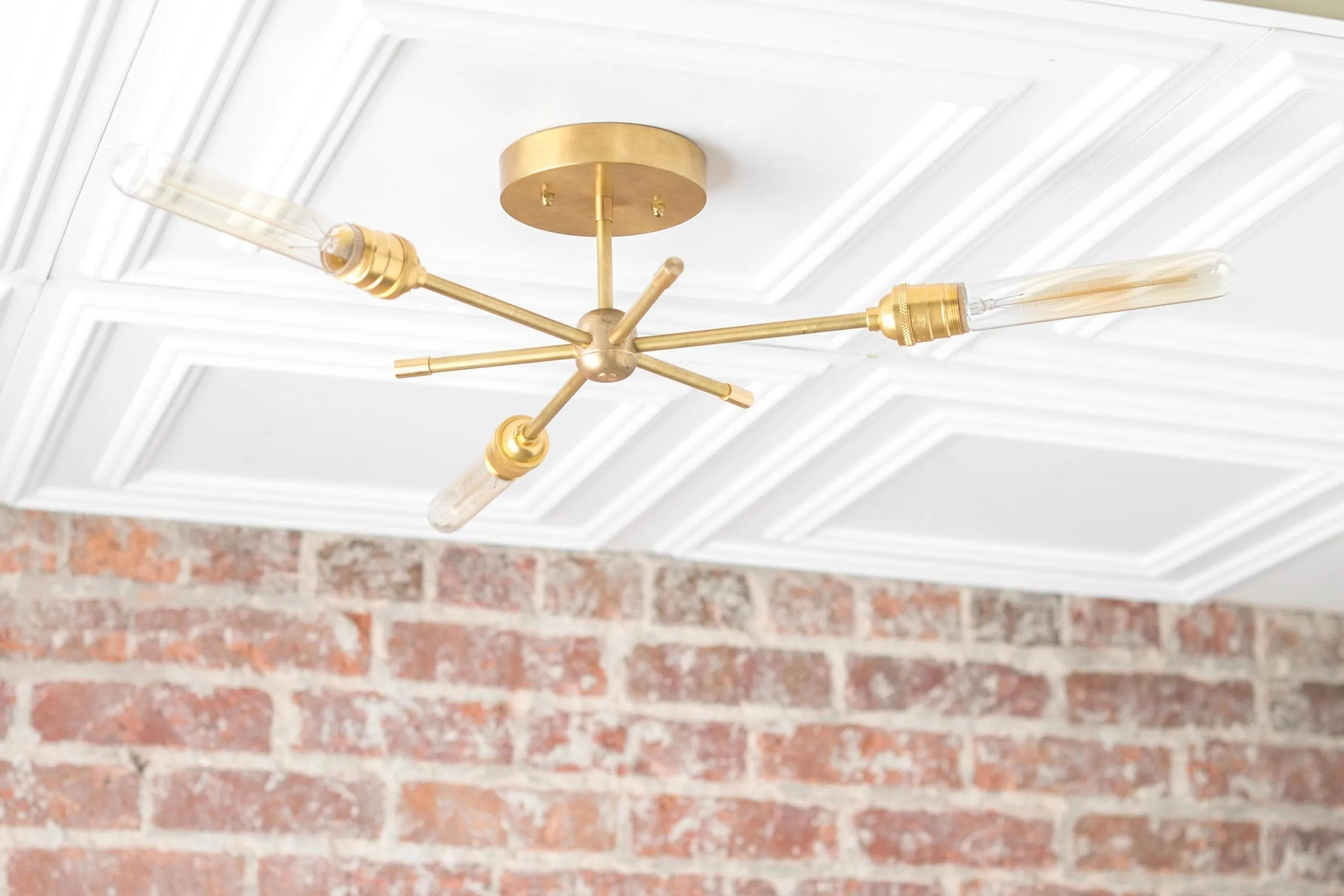 Mobilux Line Industrial Chandelier - Modern Ceiling Light Fixture for Home KL1411