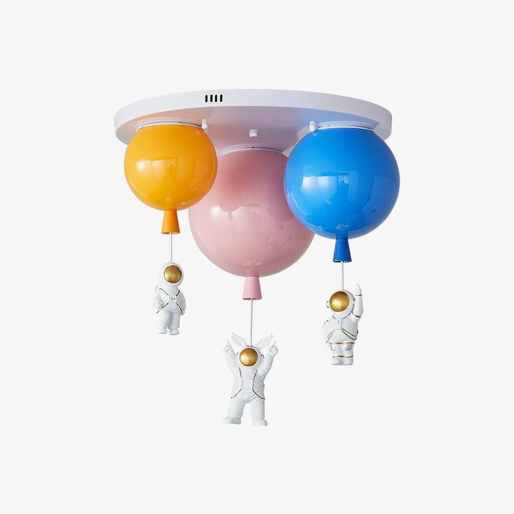 Astronaut Glossy Balloon Ceiling Lamp KL231