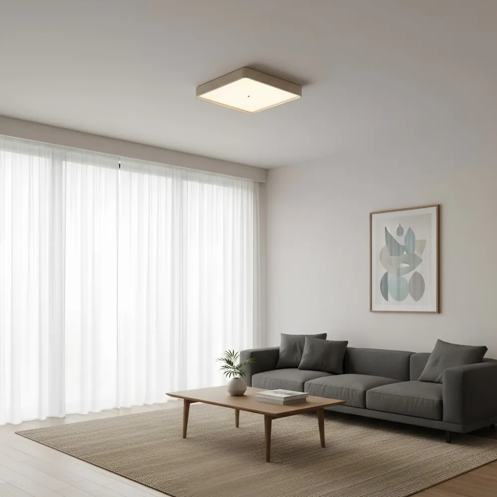 Zenthoris Travertine Ceiling Light Minimalist Flush Mount - Modern Ambient Hallway Lighting KL2261