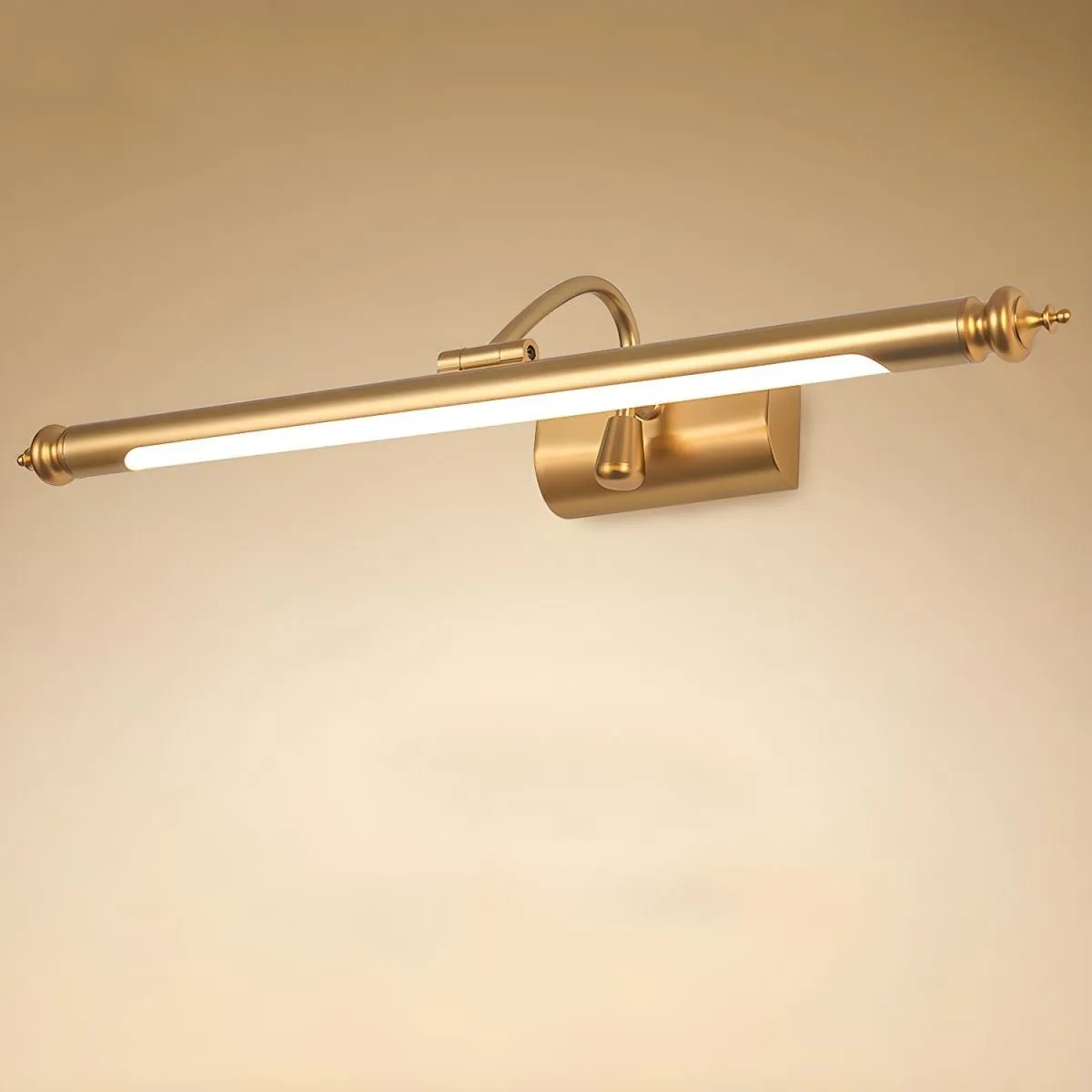 Mirror Front LED Brass Wall Lamp KL352