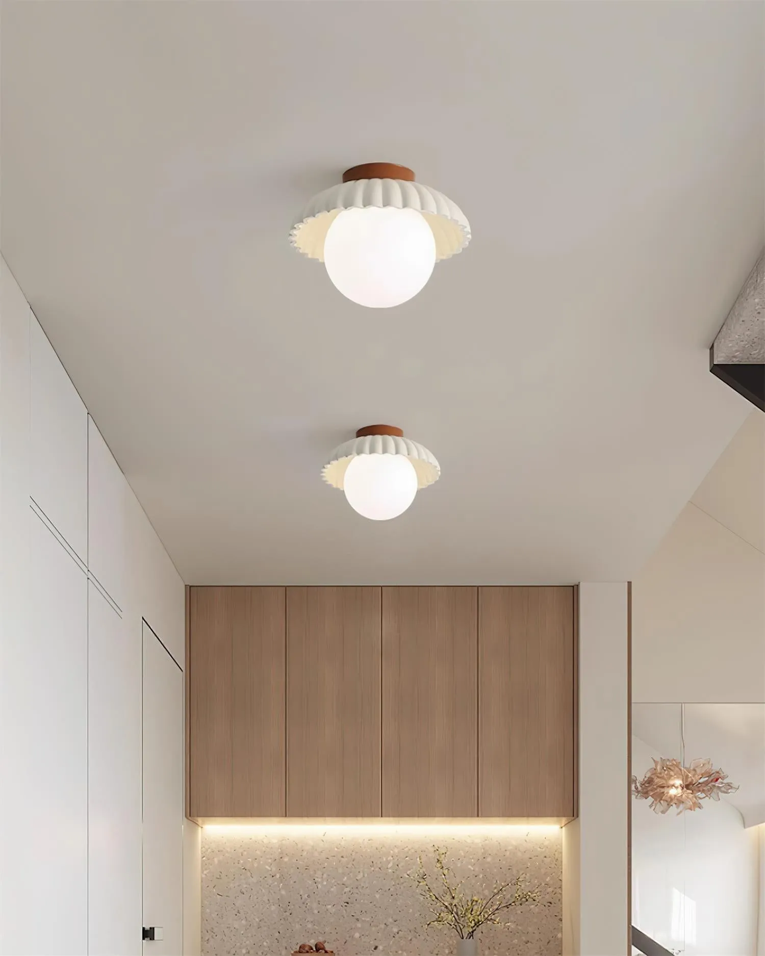 Alien Flower Ceiling Light - Modern Design Ceiling Lamp for Bedroom and Bathroom KL214