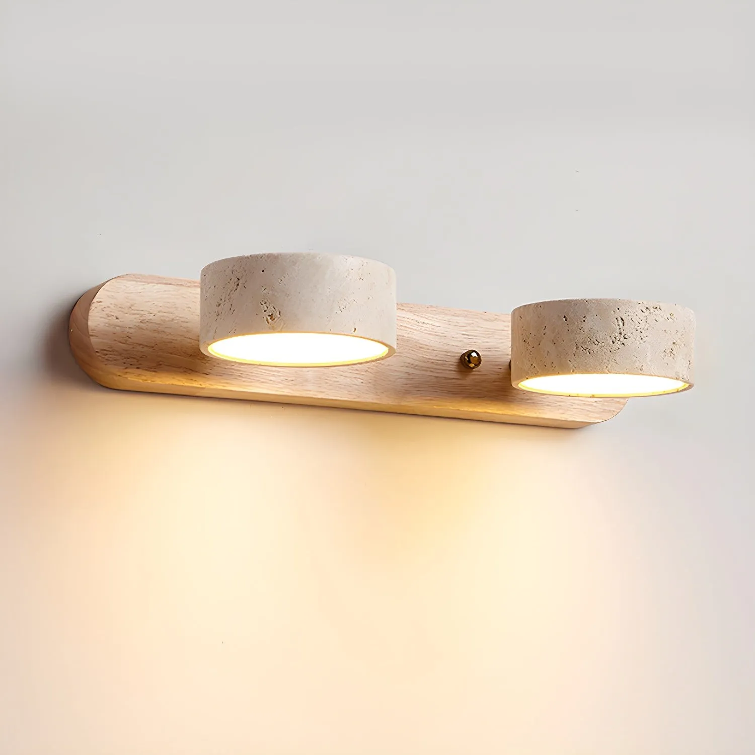 Minimalist Multi Light Travertine Wall Sconce KL892