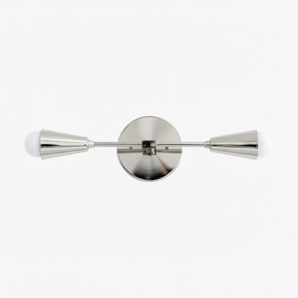 Mobilux Line Minimalist Vanity Light Fixture - Mid Century Bathroom Sconce KL1407