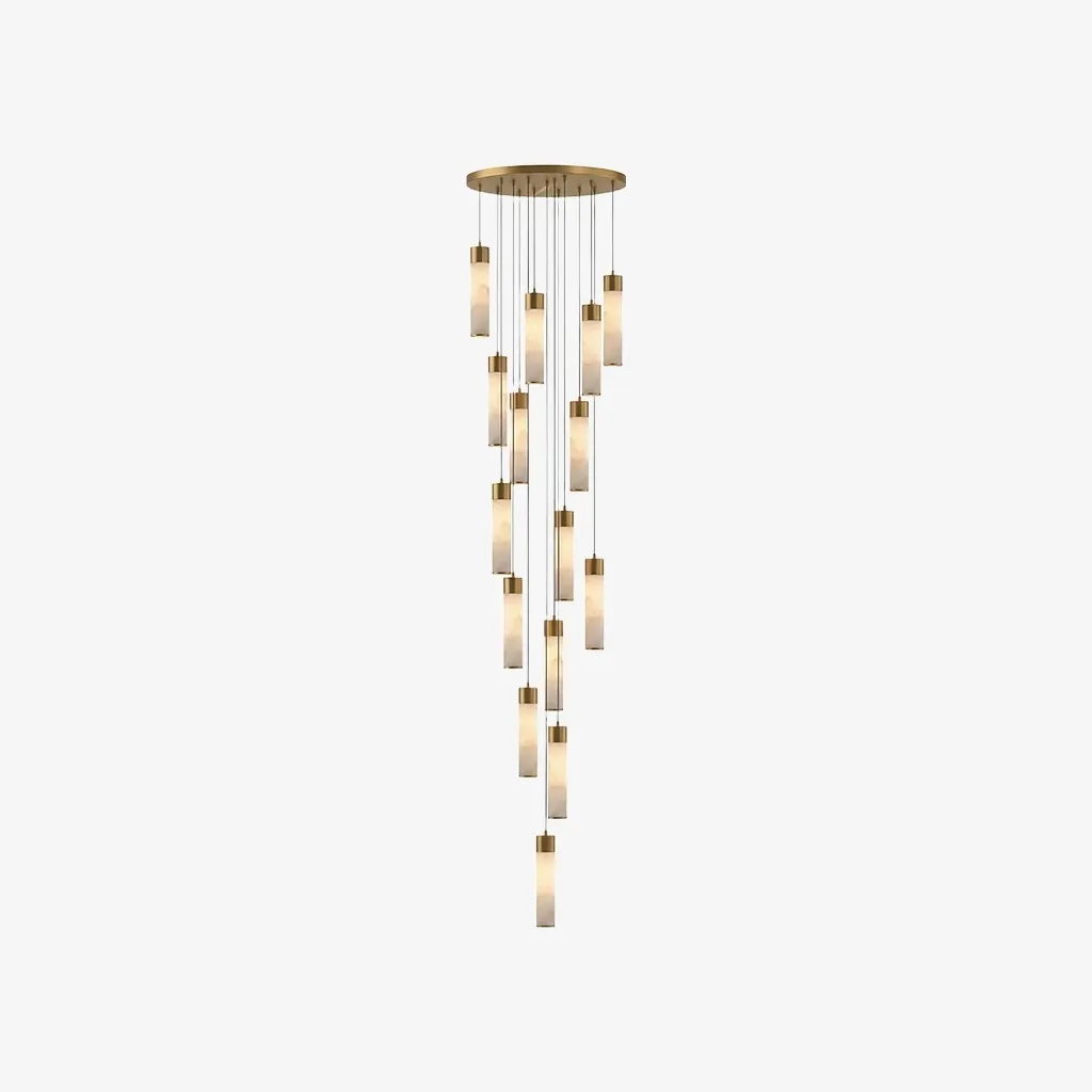 Solaryx Minimal Cylindrical Silhouette Pendant Light - Modern Style Lamp for Kitchen KL2282