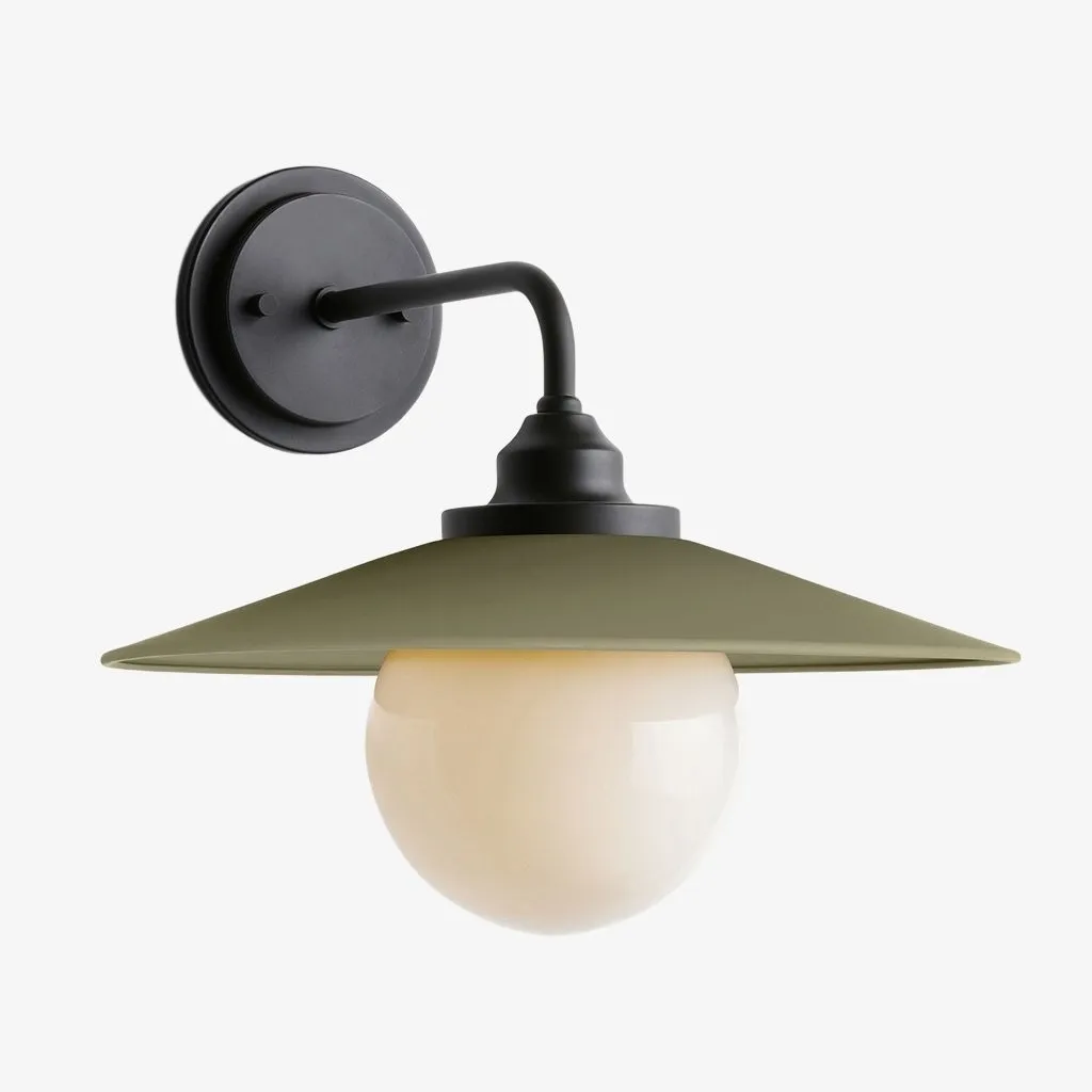 Cordax Utility-Inspired Wall Sconce - Metal and Glass for Indoor Outdoor Decor KL2030