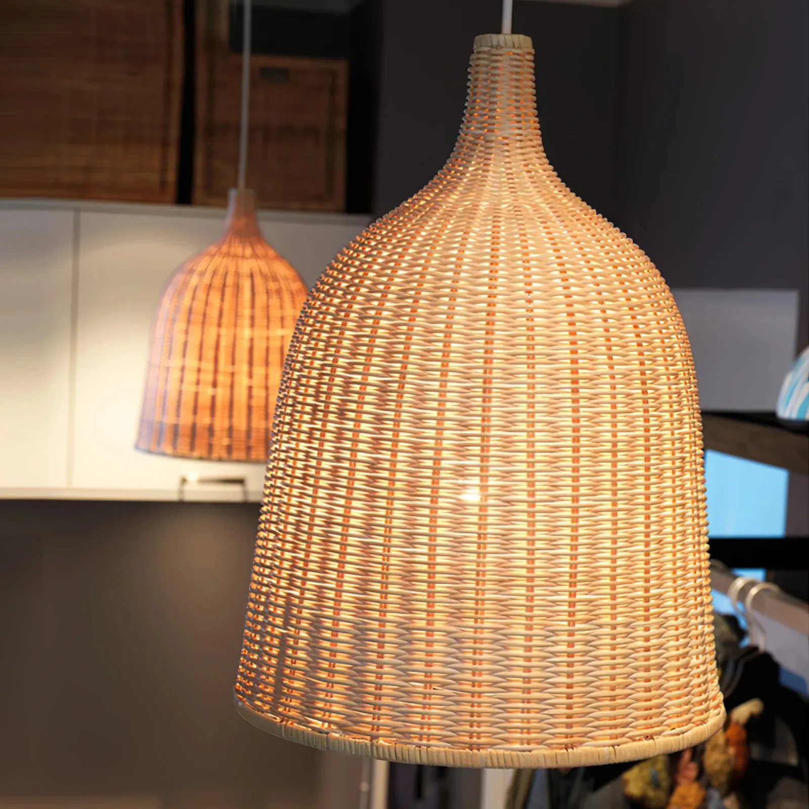Rattan Pendant Light