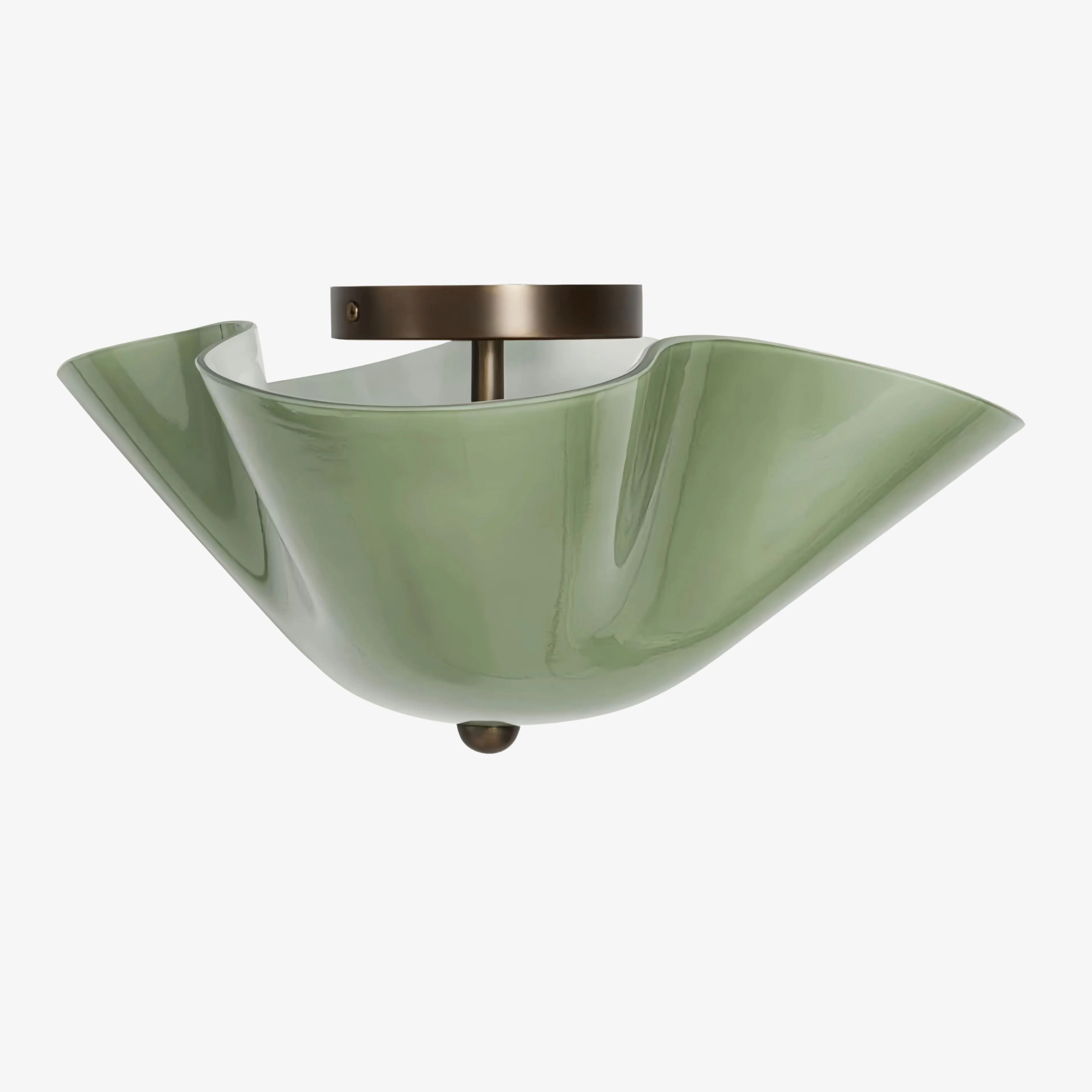 Bellina Minimalist Glass Ceiling Light - Elegant Modern Lighting for Living Areas KL1439