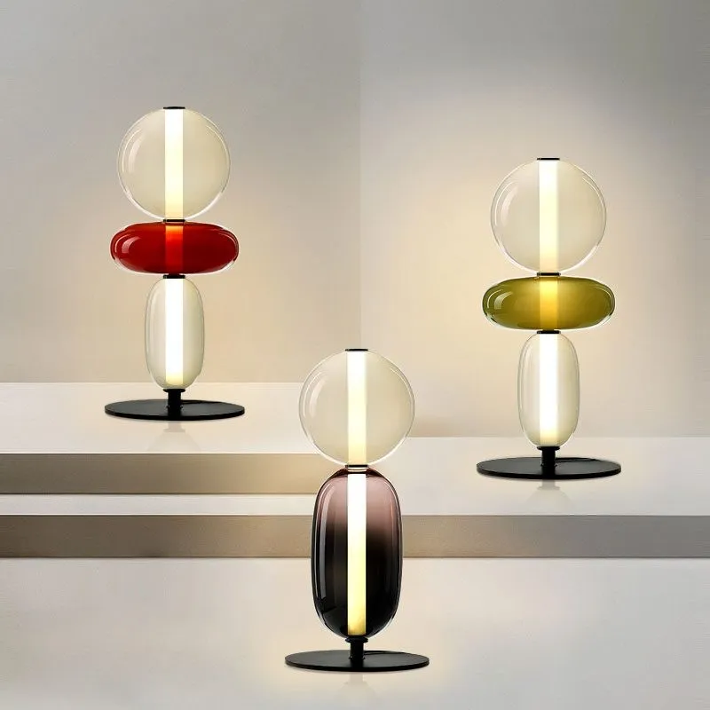 Nordic Minimalist Creative Luxury Gourd Glass Table Lamp KL278