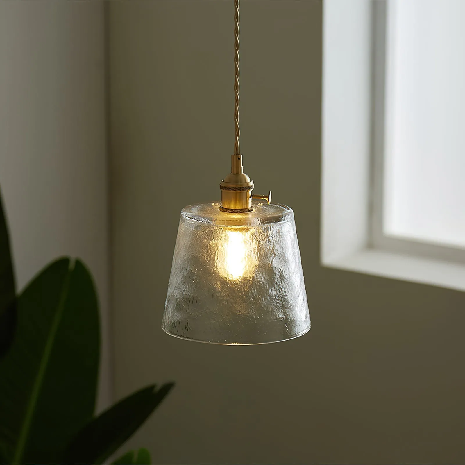 Retro Small Cup Glass Pendant Lamp KL292