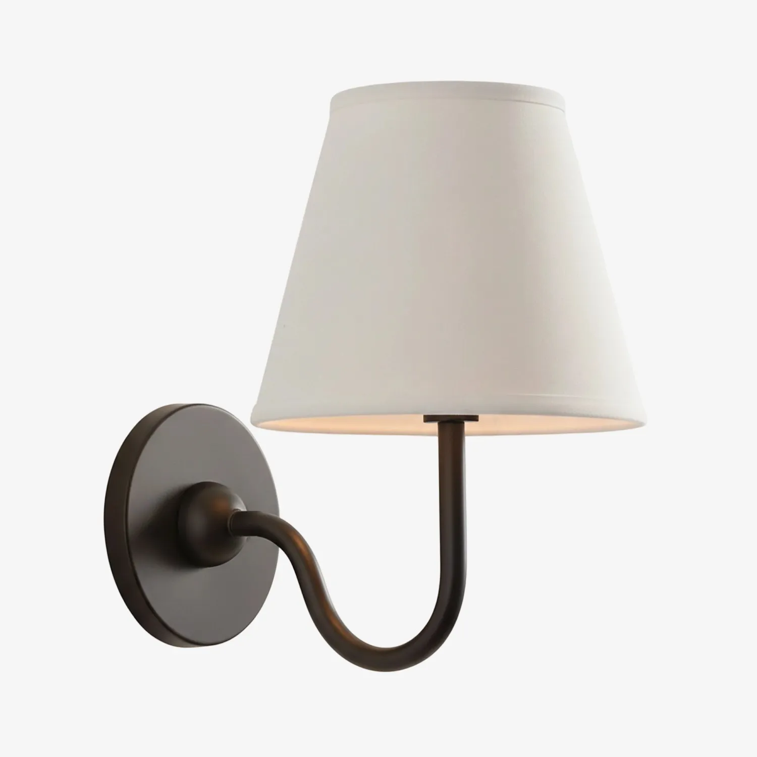 Luvora Vintage Pleated Shade Wall Lamp - Refined Linen Sconce For Bathroom or Corridor KL1272