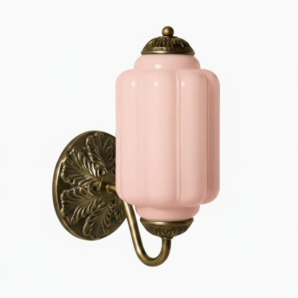Vintage Glass Candlestick Eloise Wall Sconce KL740