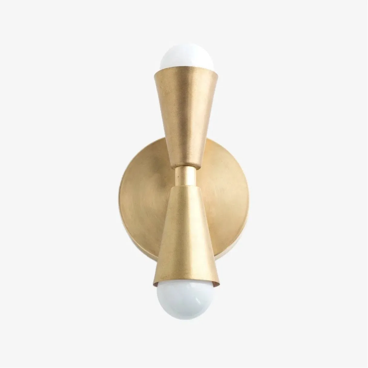 Pyralis Dual Lights Streamlined Metal Wall Lamp - Contemporary Light for Bedroom or Hallway KL1457