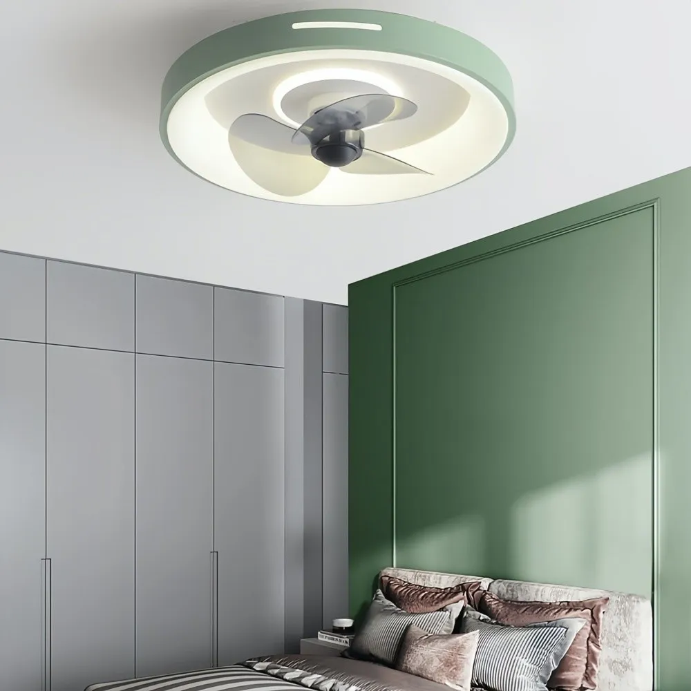 Modern Slient LED Ceiling Fan Light for Bedroom KL931