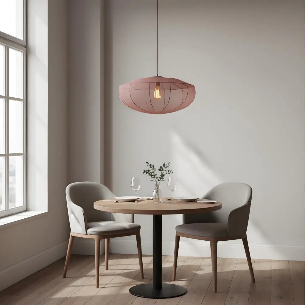 Lumifil Modern Mesh Pendant Light - Hanging Fabric Lghts are Suitable for Dining Rooms or Kitchen Islands KL1736