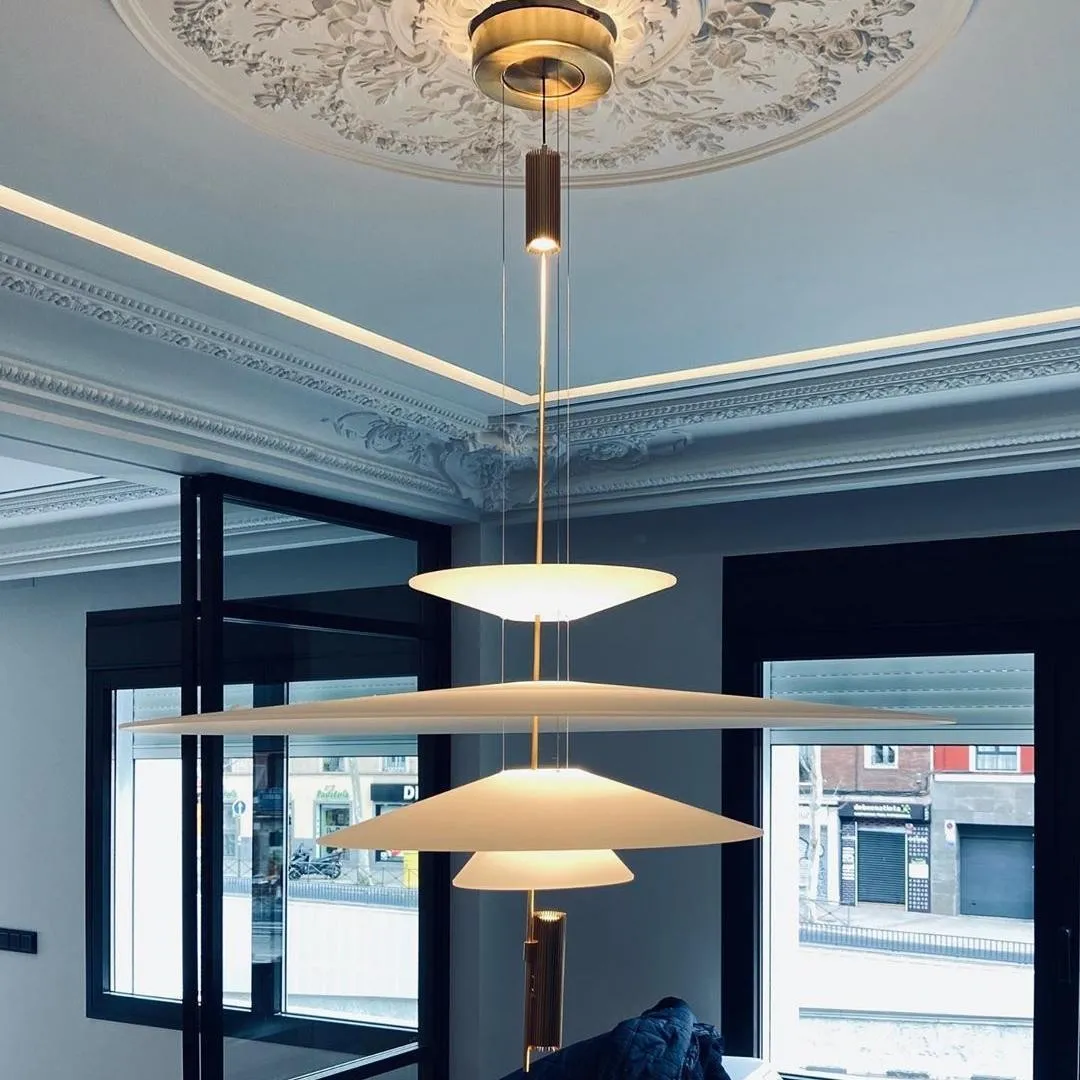 Flamingo Layered Pendant Light - Elegant Modern Lighting for Lounge and Hall