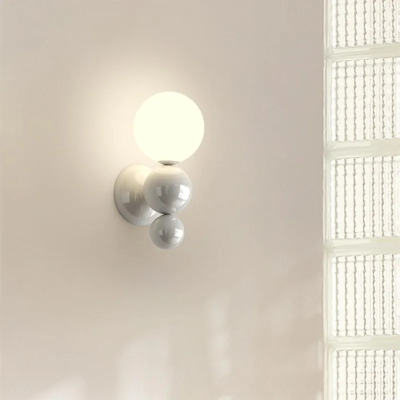 Cream Style Globe Bubble Wall Sconce KL109