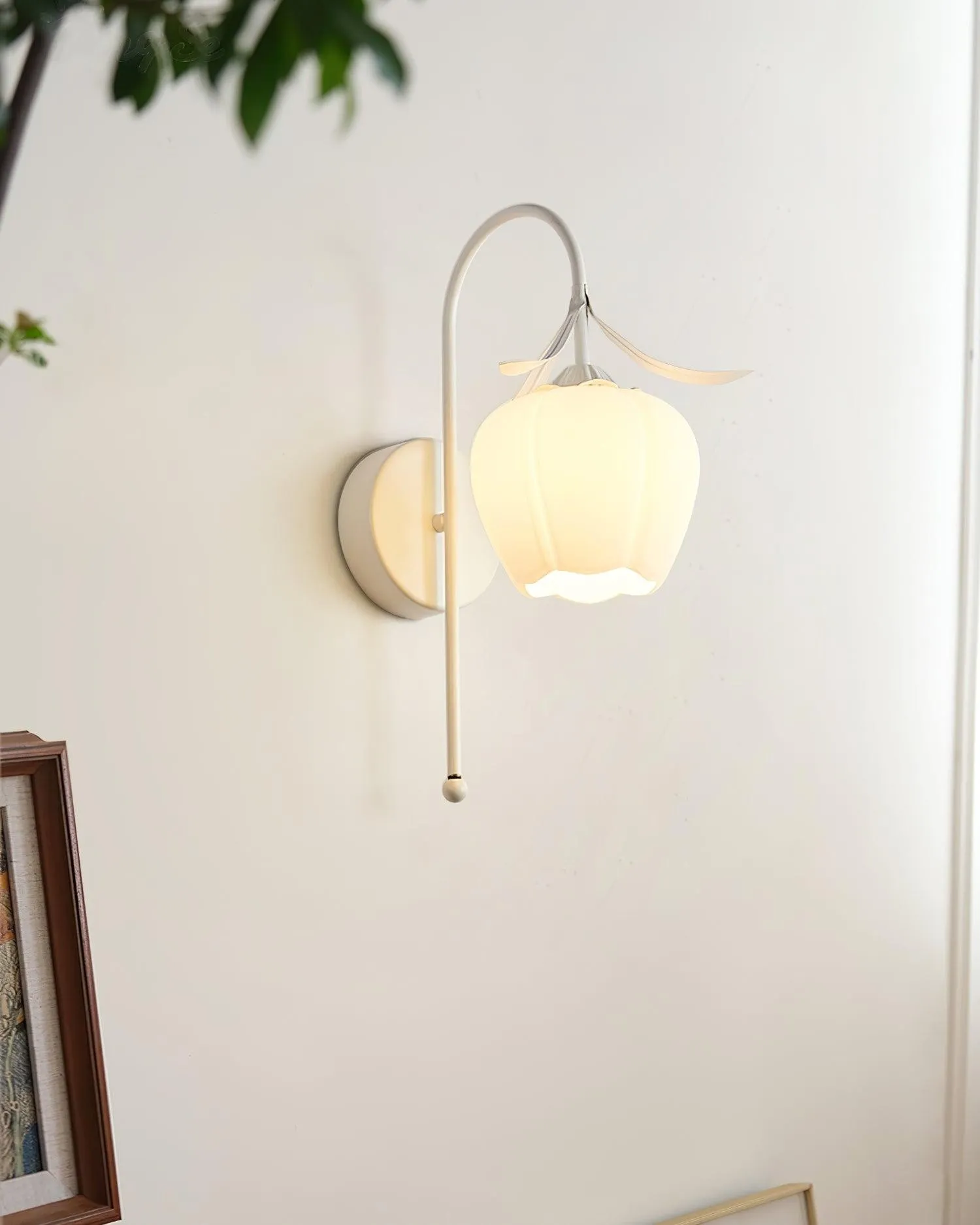 French Cream Style Flower Wall Lamp KL473