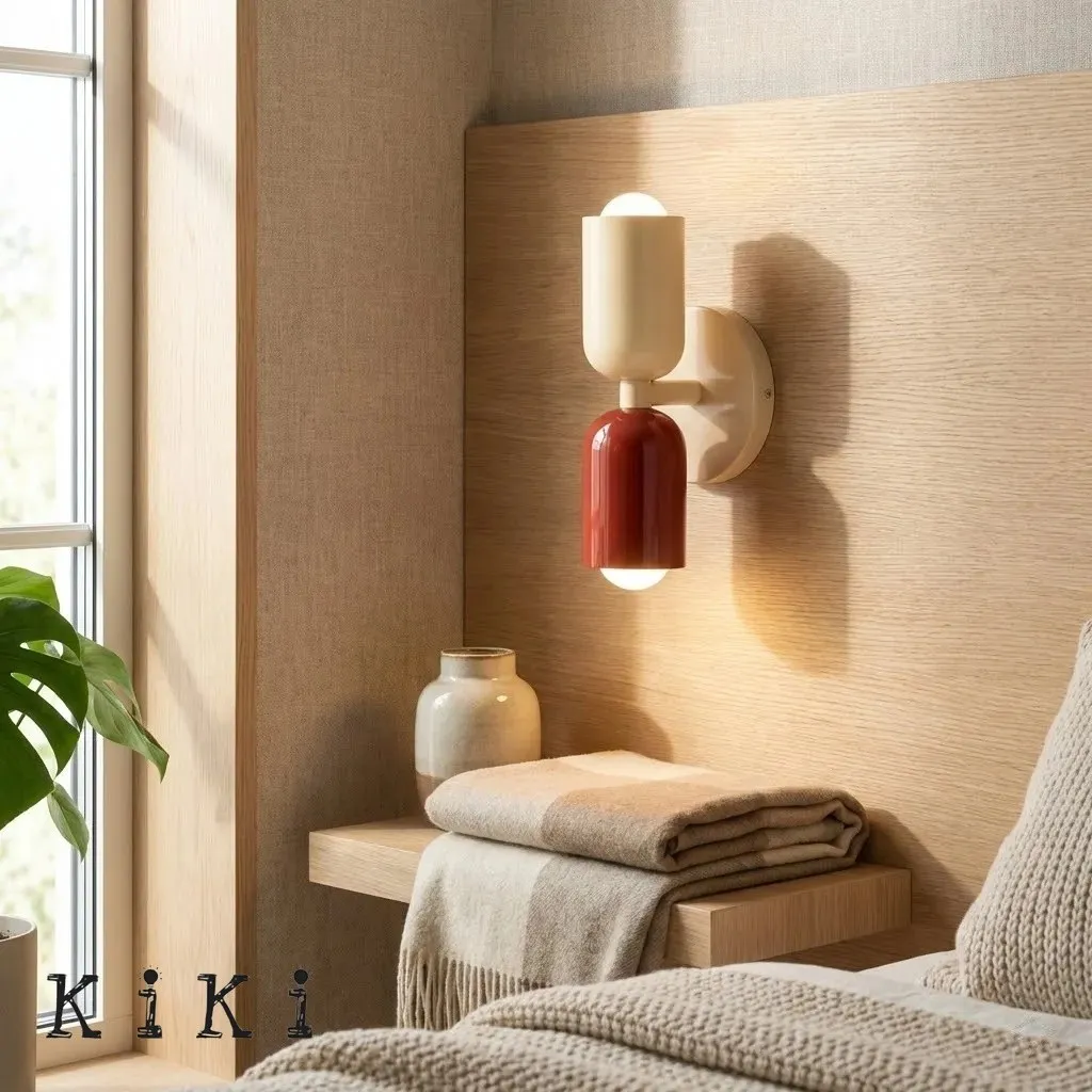 Metal Up Down Wall Sconce - Contemporary Colorful Wall Light for Hallway and Office