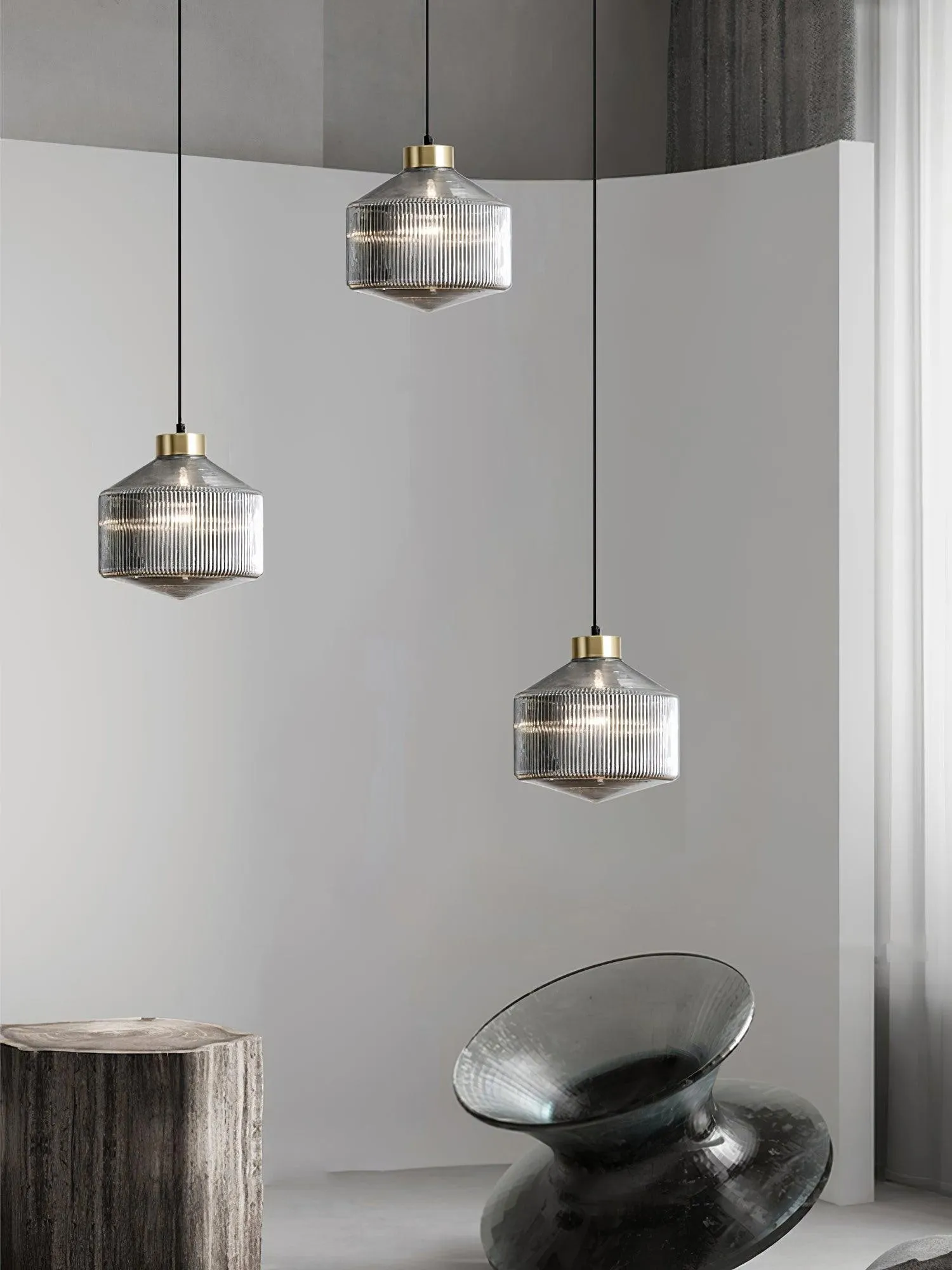 Striped Spinning Top Pendant Light KL665