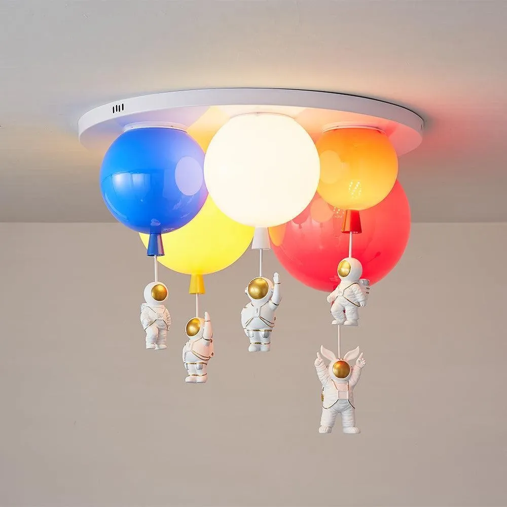 Astronaut Glossy Balloon Ceiling Lamp KL231