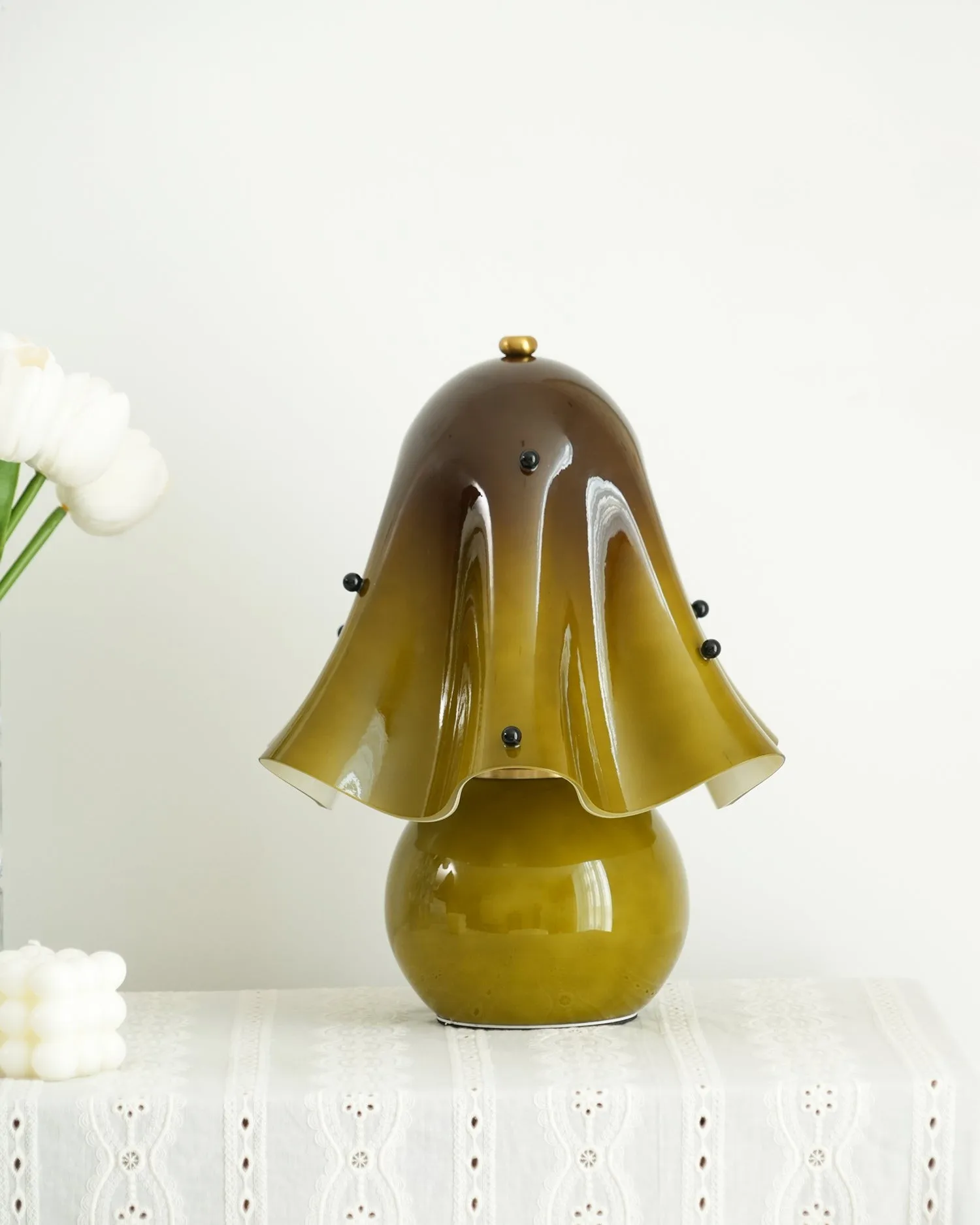 Bellina Decorative Table Lamp - Sculptural Bell Flower Shape KL1451