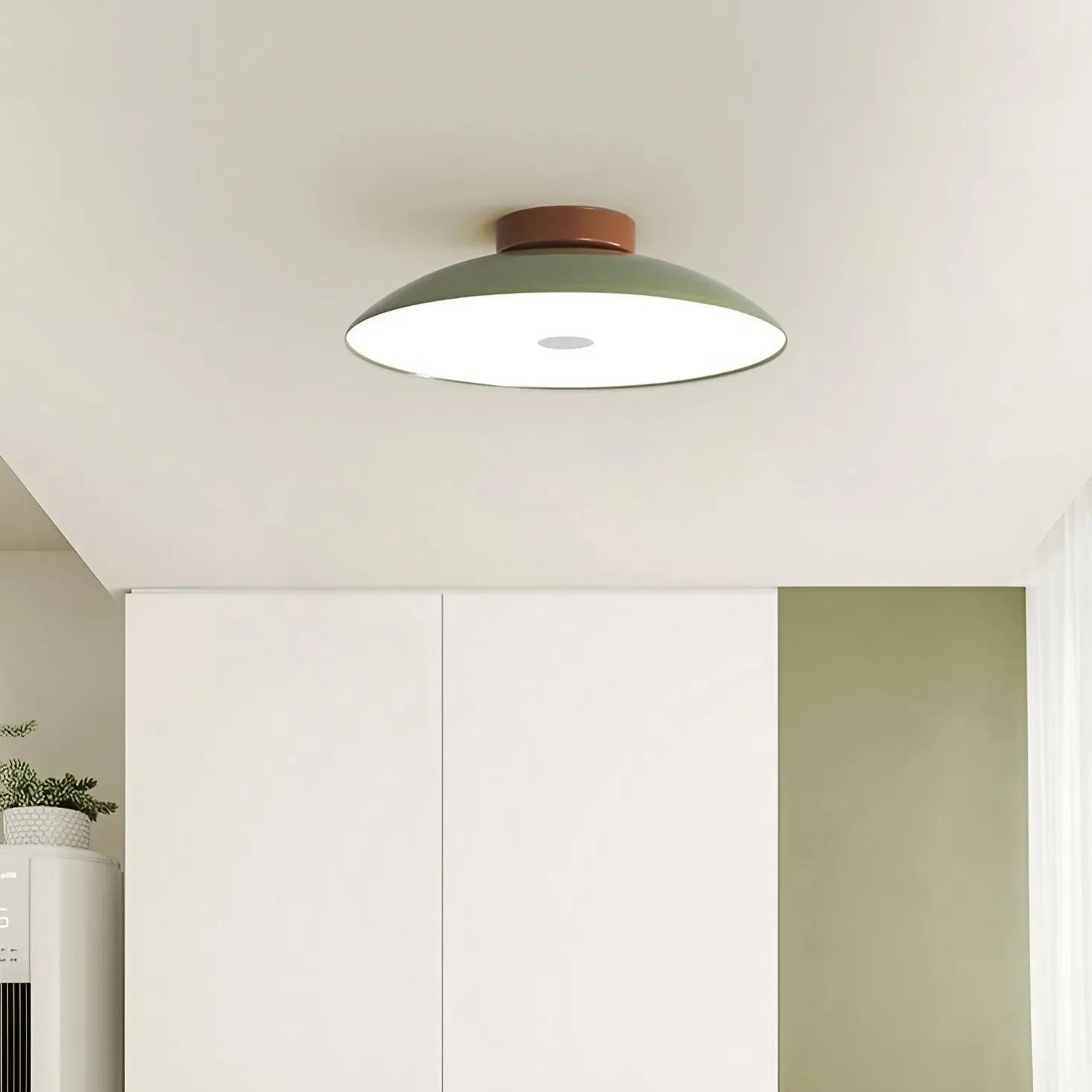 Nordic Cream Led Iron Aisle Ceiling Light KL194