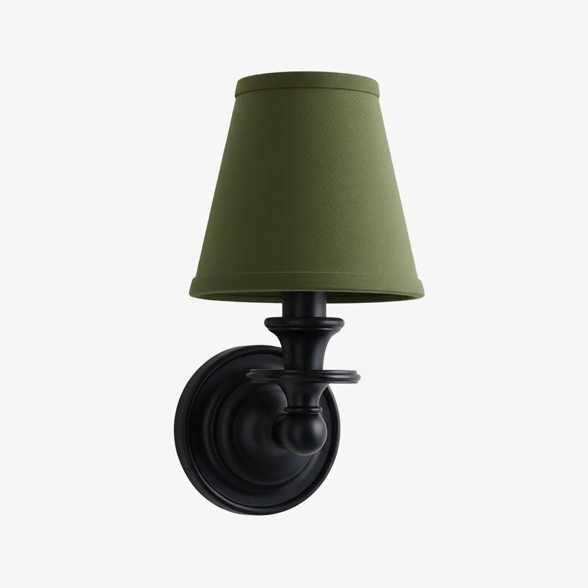 Kalvora Classic Sculpted Wall Sconce – Fabric Shade Sconce For Indoor Accent Lighting KL1162