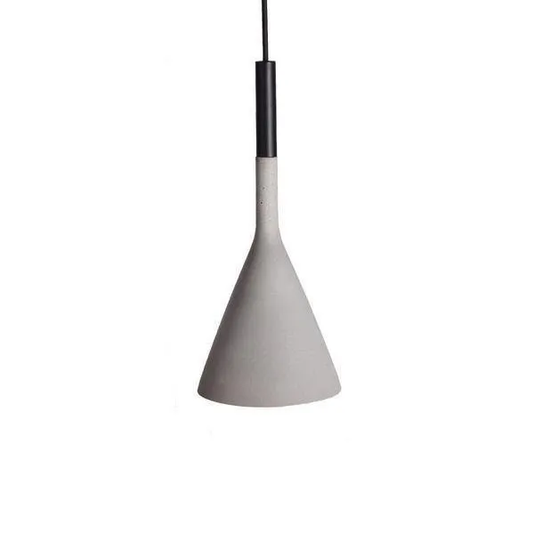 Aplomb Concrete Pendant Lamp - Minimalist Design Lighting for Dining Room and Office