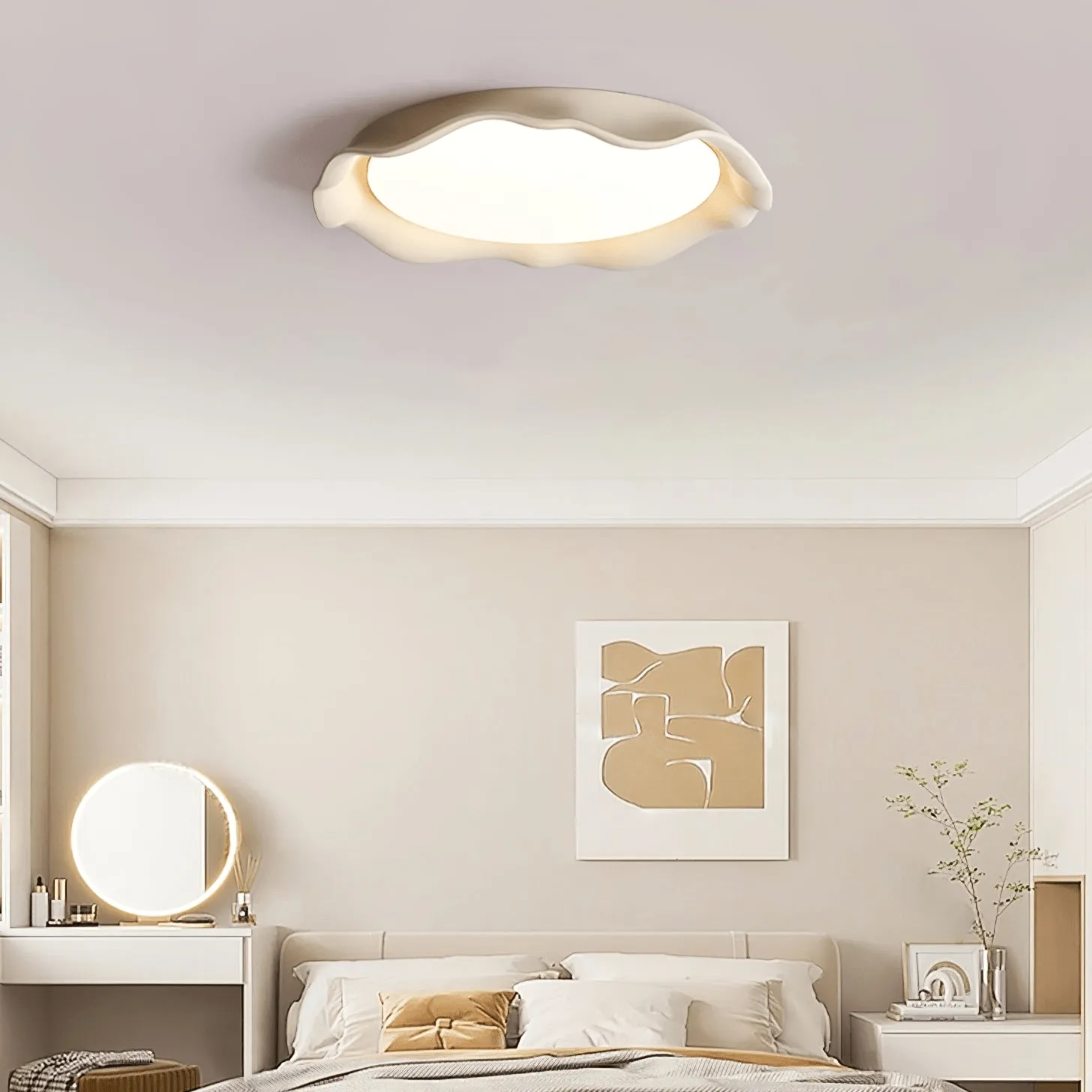 Aera Microcement Ceiling Light D380