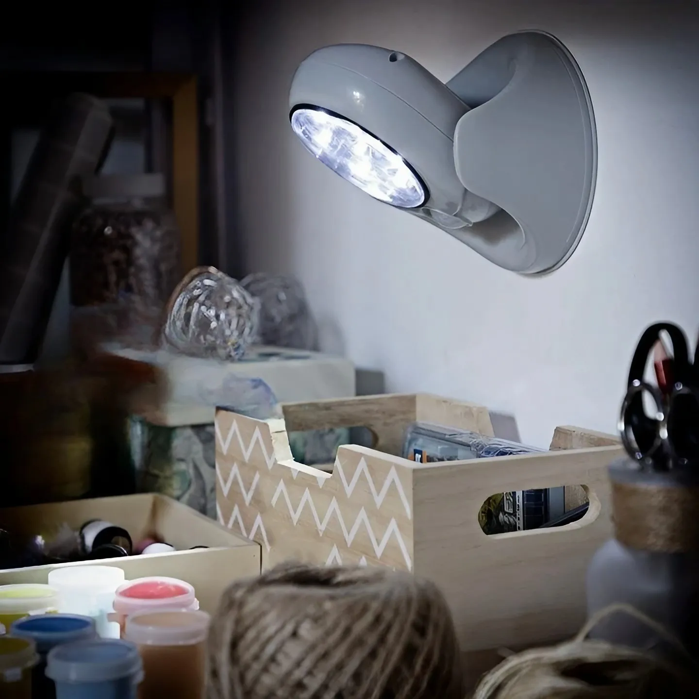 Adjustable Motion Sensor LED Wall Light KL179