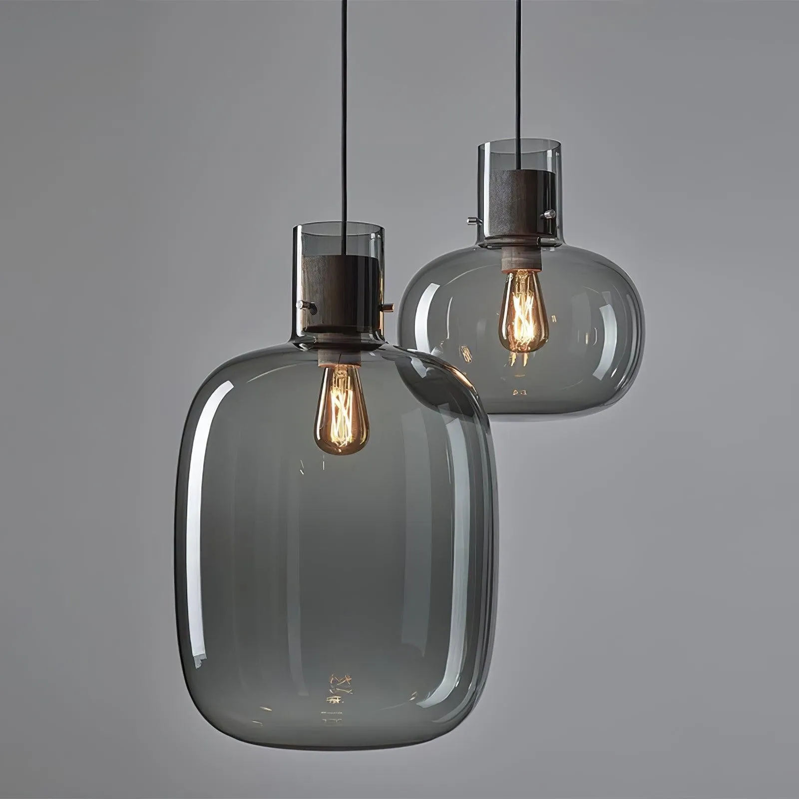 Nordic Minimalist Luxury Personality Glass Pendant Light KL276