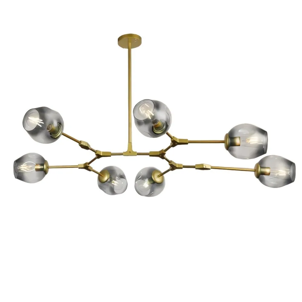 Branching bubble chandelier