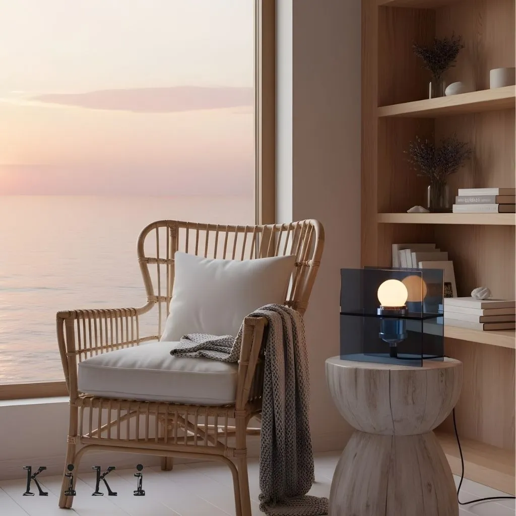 Sunset Glow Horizon Table Lamp - Contemporary Decorative Lighting for Home Interior Spaces KL2302