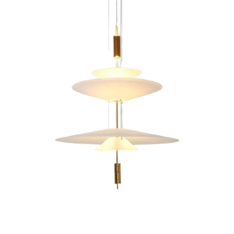 Flamingo Layered Pendant Light - Elegant Modern Lighting for Lounge and Hall