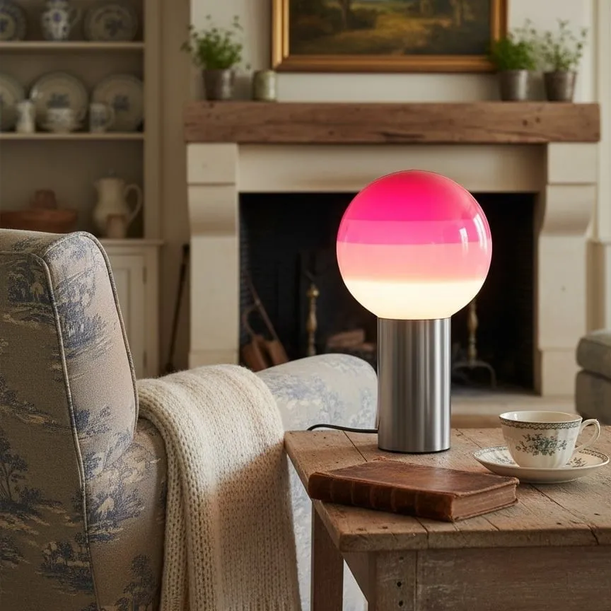 Tintelle Sphere Desk Lamp - Modern Style Table Lamp with Glass Shade KL2093